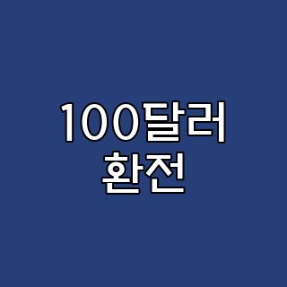 100달러 환전