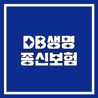 DB생명 종신보험